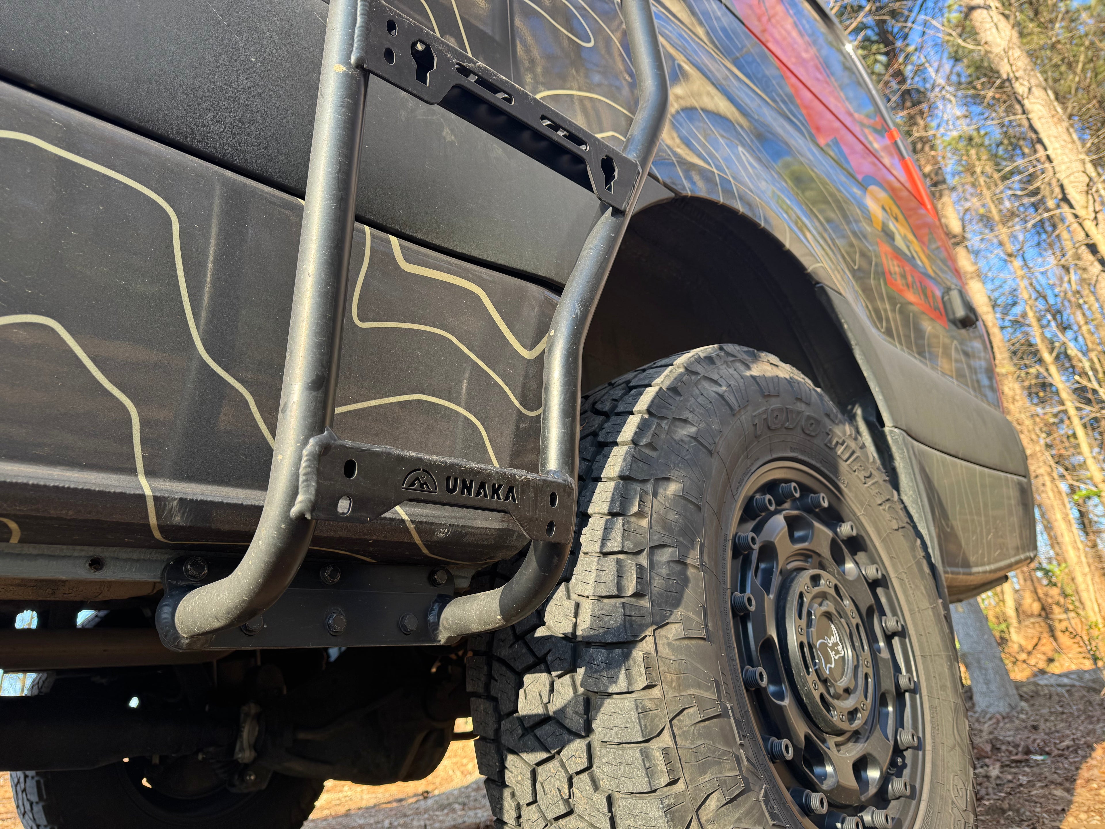 Mercedes Sprinter Wheel Wrap Ladder