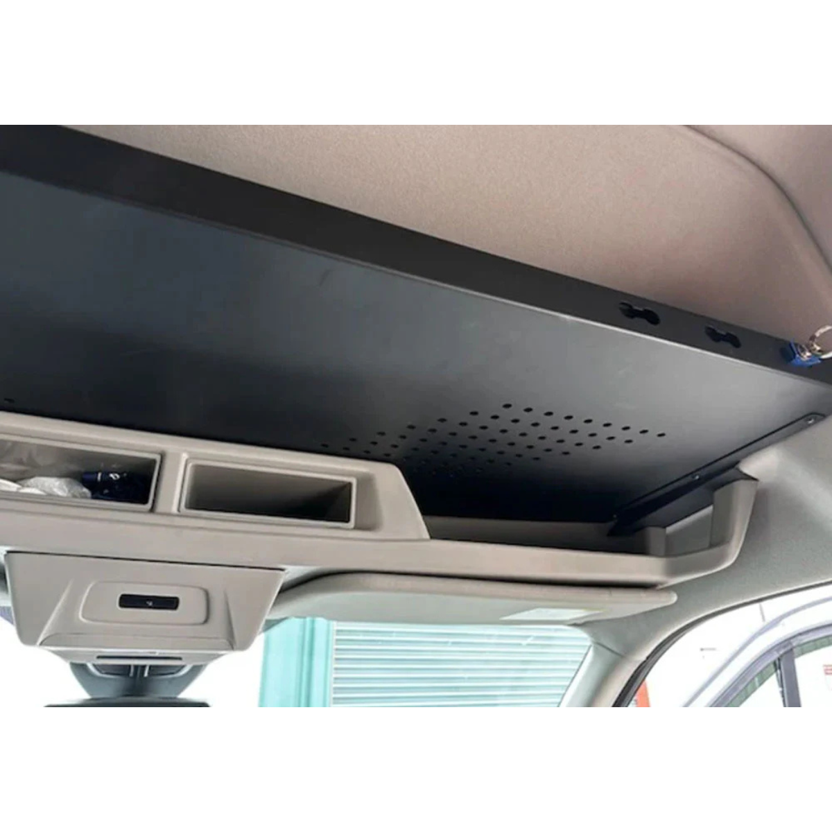 Headliner Shelf with Curtain Rod and Liner for 2014-2025 Transit Vans
