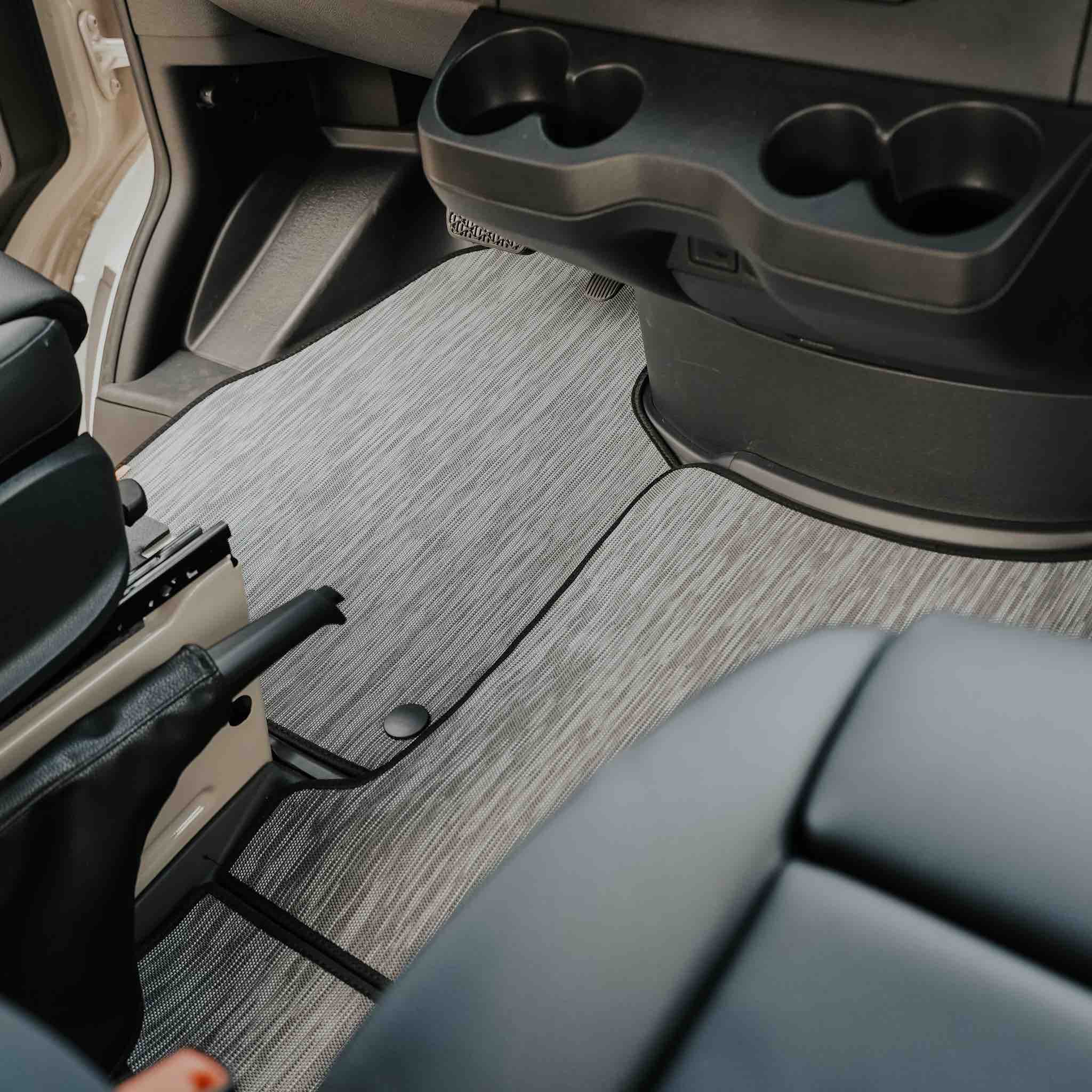 Kei Project Woven Path™ Premium Polyvinyl Floor Front Cab Mats for Mercedes Sprinter