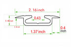 Flanged / Recessed L Track