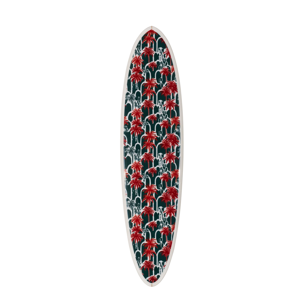 The Palm Beach Print – Palm Tree Surfboard Wall Art