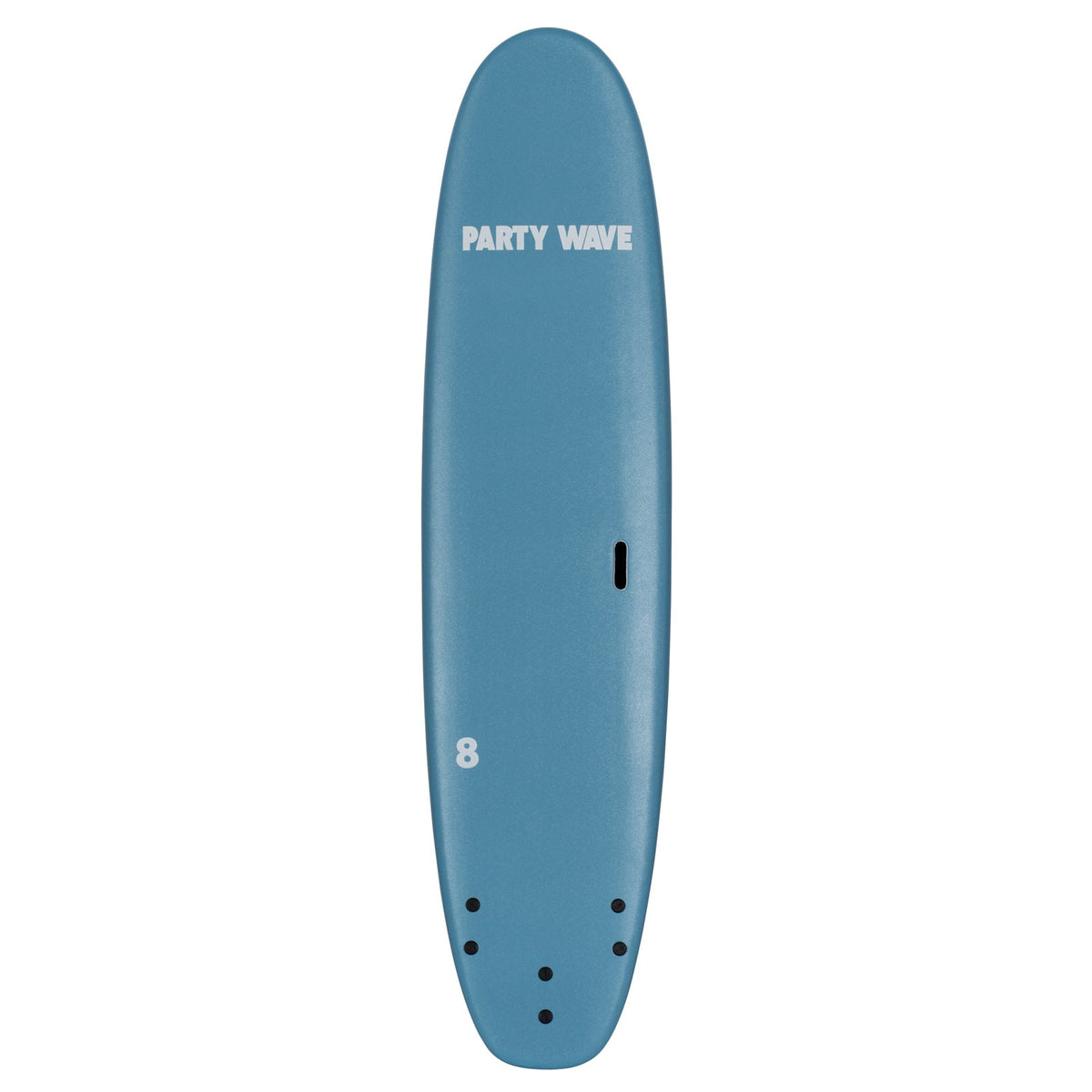 8' Party Wave Soft Top Surfboard - Blue Steel - Ships 10/6/26