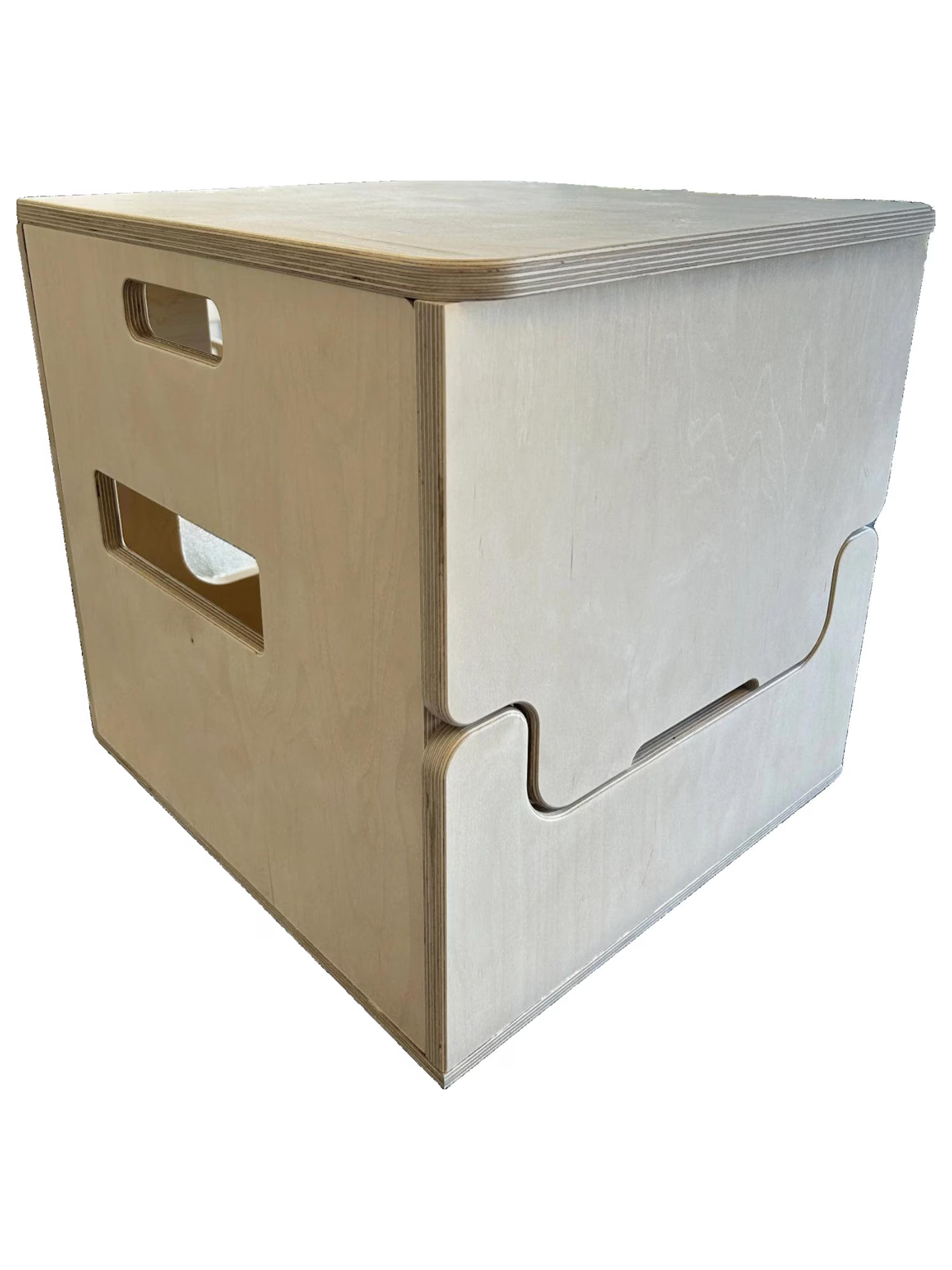 Laveo Dry Flush Portable Waterless Toilet Bamboo Lift top Cabinet Flat Pack Kit