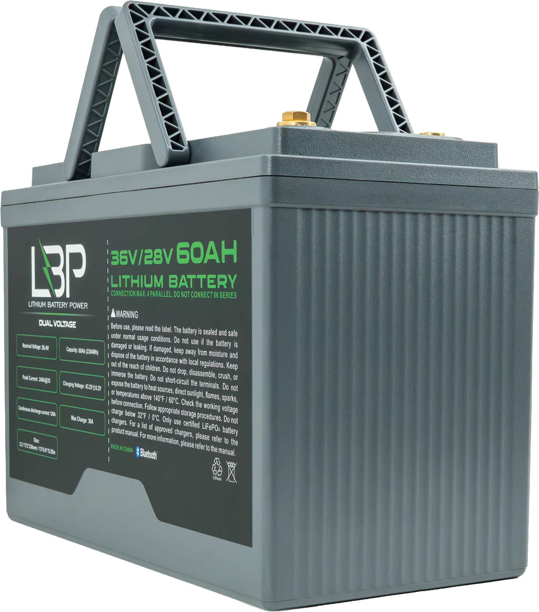 LBP 36V/28V 60Ah Dual Terminal Lithium Battery V1G