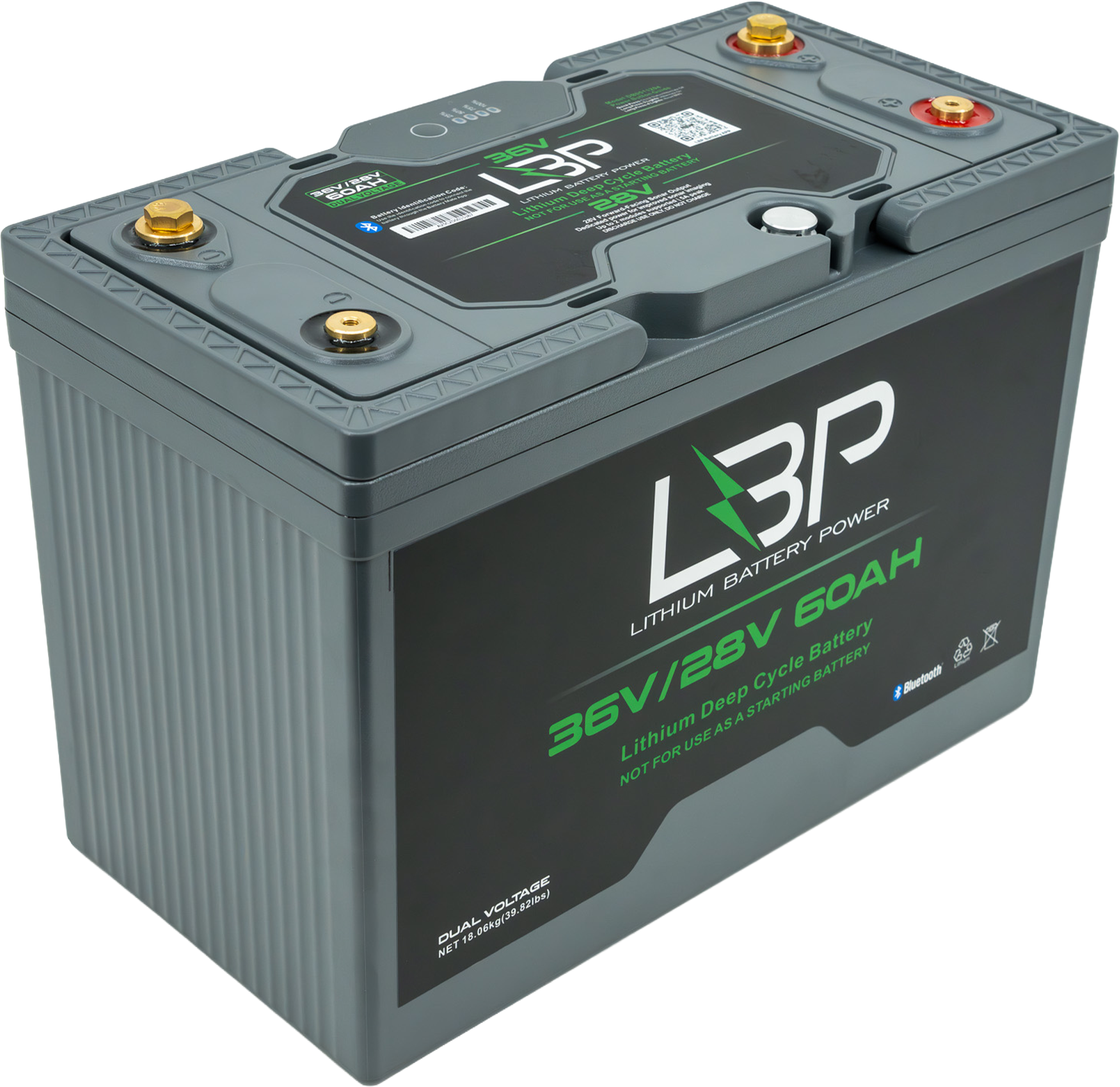 LBP 36V/28V 60Ah Dual Terminal Lithium Battery V1G