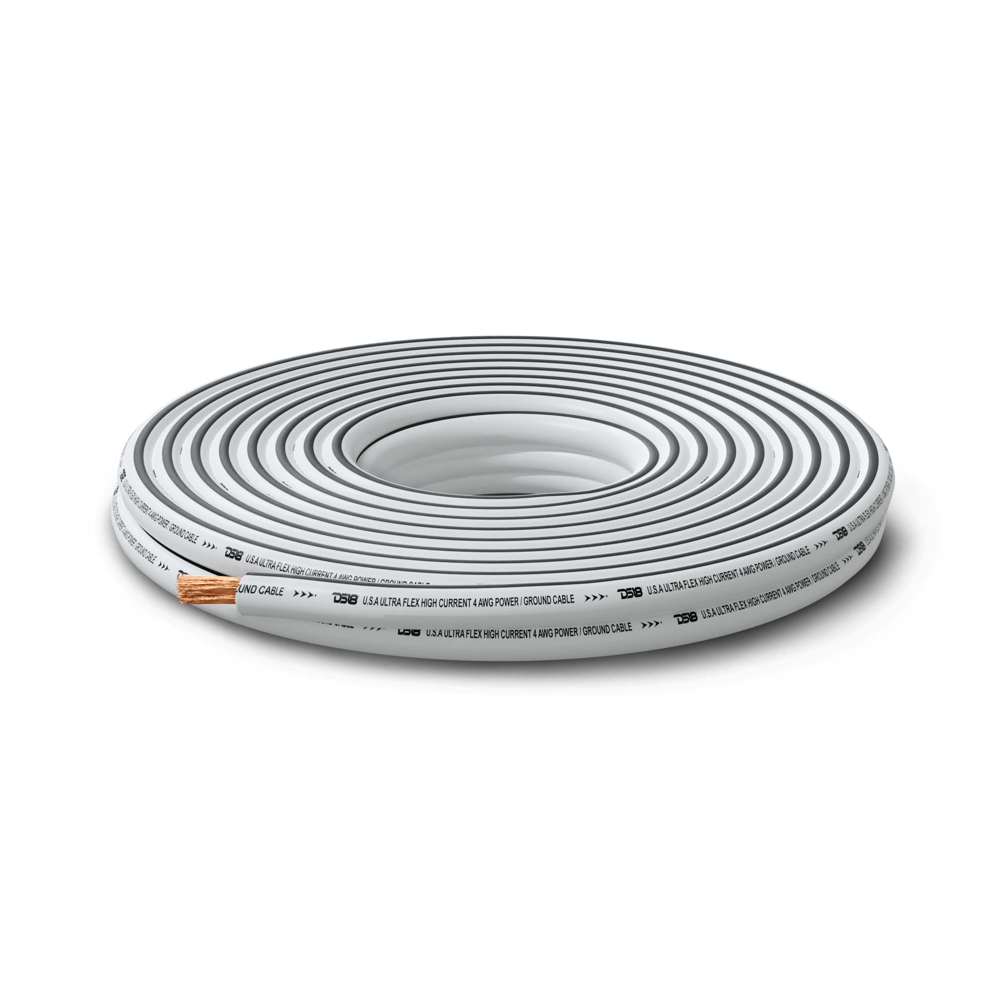 4-GA Marine Grade Tinned 100% Copper OFC Ground Wire -50 Feet