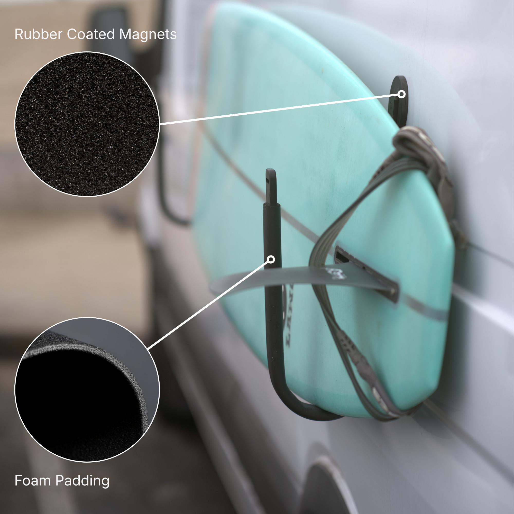 DohoDock™ | Magnetic Surfboard Stand