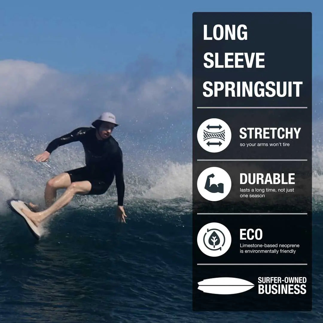 Men's Long Sleeve Short Leg Springsuit