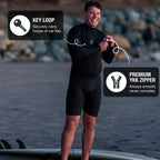 Men's Long Sleeve Short Leg Springsuit