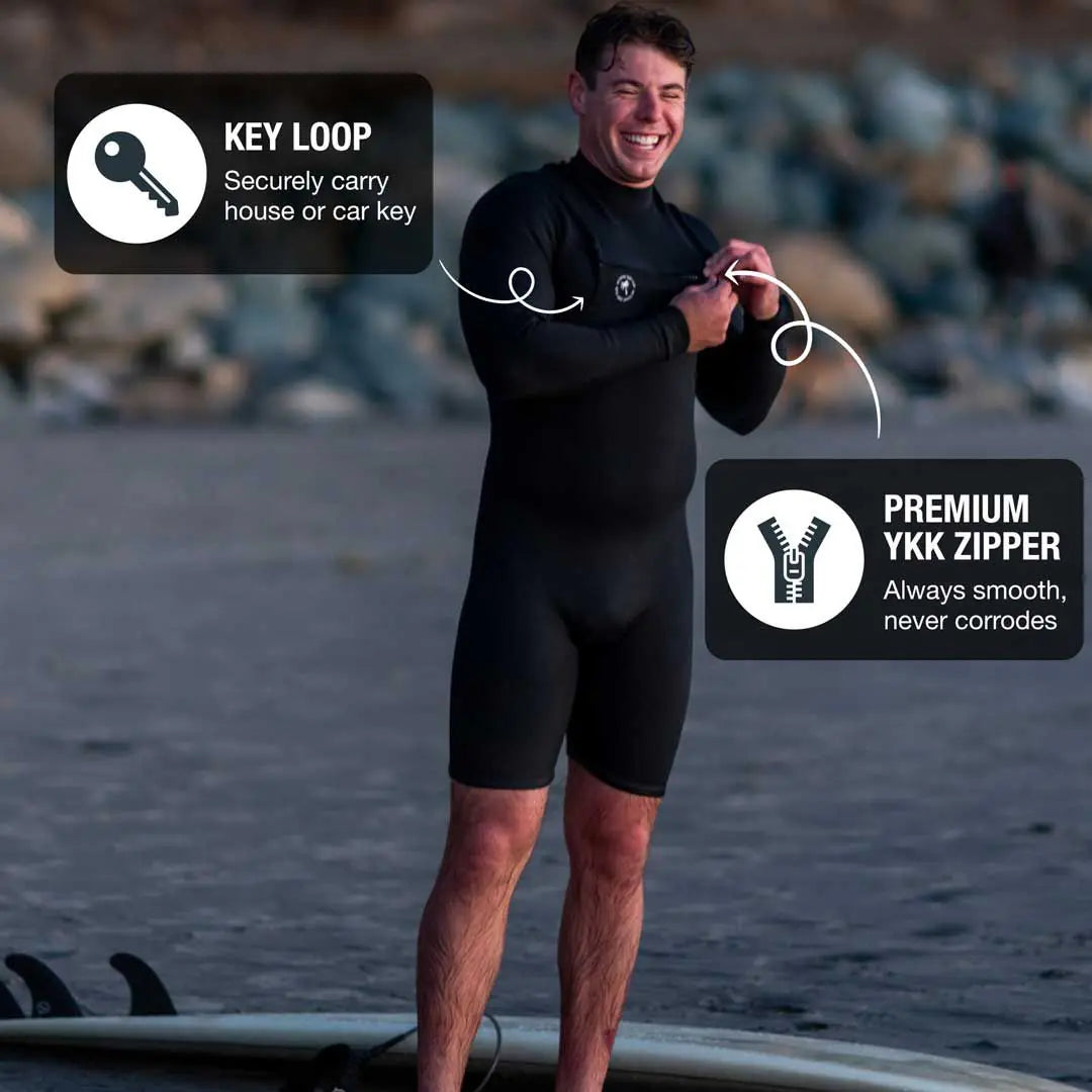 Men's Long Sleeve Short Leg Springsuit