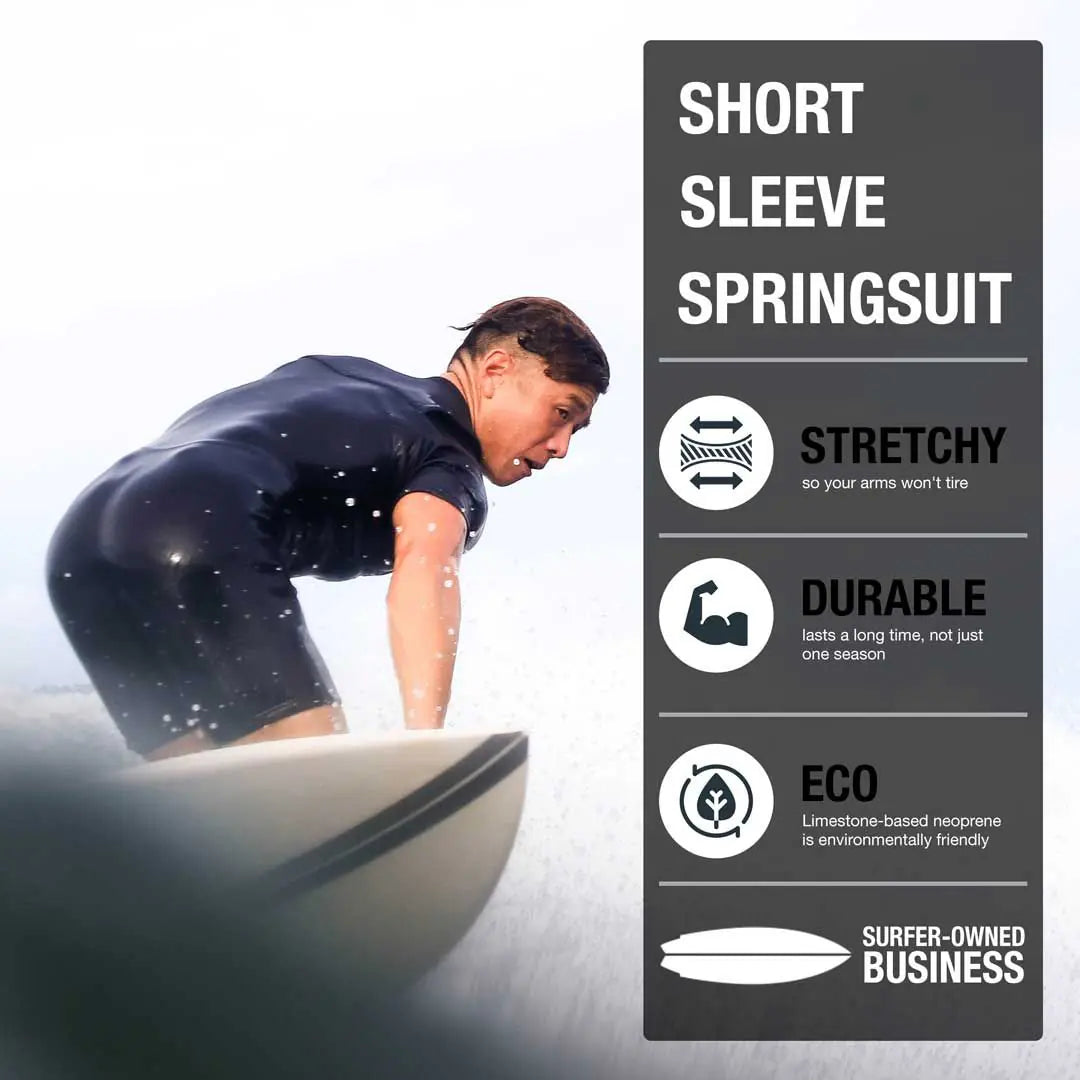 Men's Short Sleeve Short Leg Springsuit