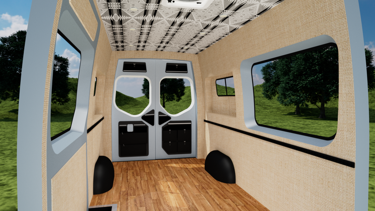 Mercedes Sprinter 144" Low Roof Interior Panel Kit