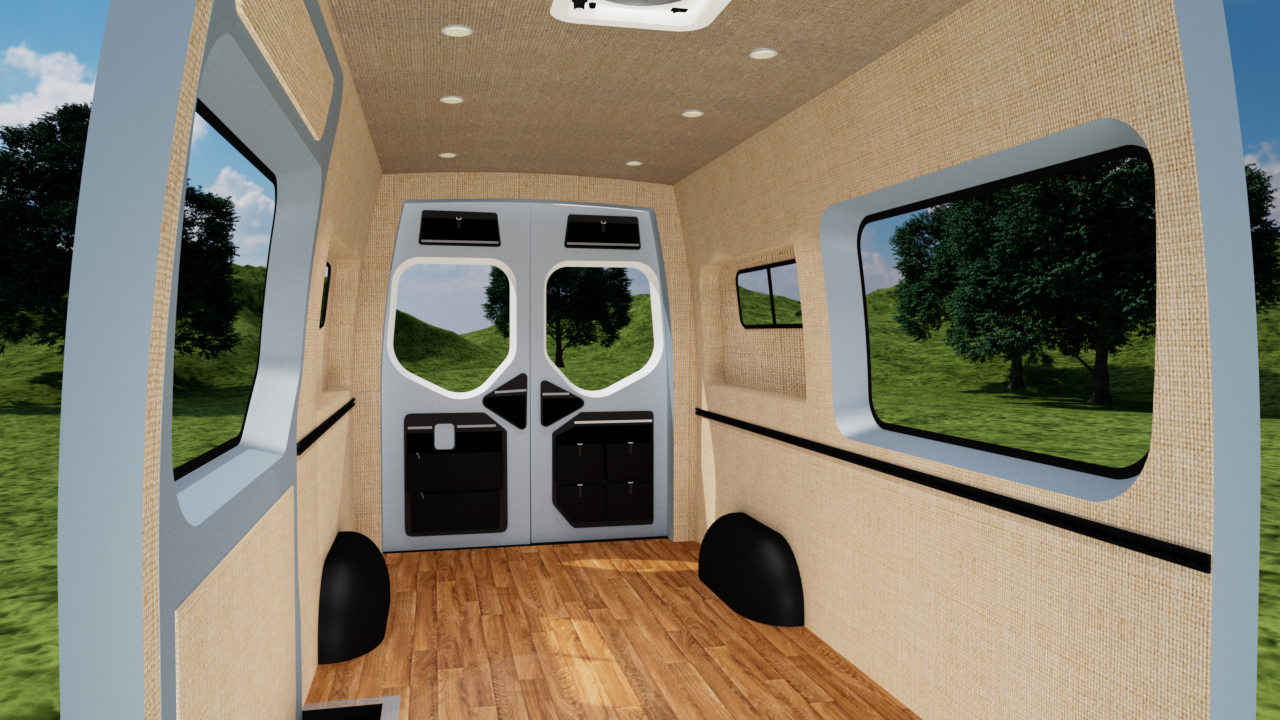 Mercedes Sprinter 144" Low Roof Interior Panel Kit