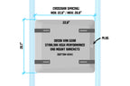 Gen 1 Flat High Performance Starlink Mounting Brackets