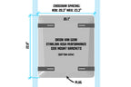 Gen 1 Flat High Performance Starlink Mounting Brackets