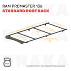 Ram ProMaster Roof Rack - Standard - 136" High Roof