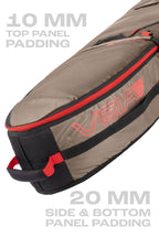 Wheeled JJF 3 Board Hybrid Travel Bag - Coyote