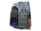Sprinter Rear Door Aluminum Gear Rack - No Drill