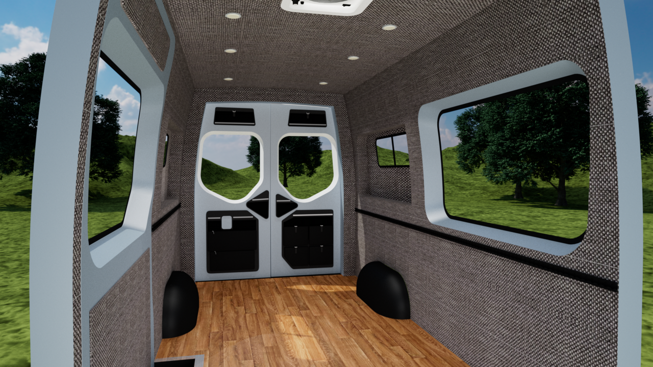Mercedes Sprinter 144" Low Roof Interior Panel Kit
