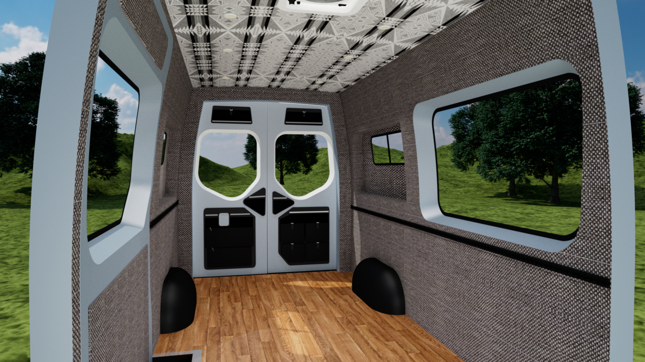 Mercedes Sprinter 144" Low Roof Interior Panel Kit