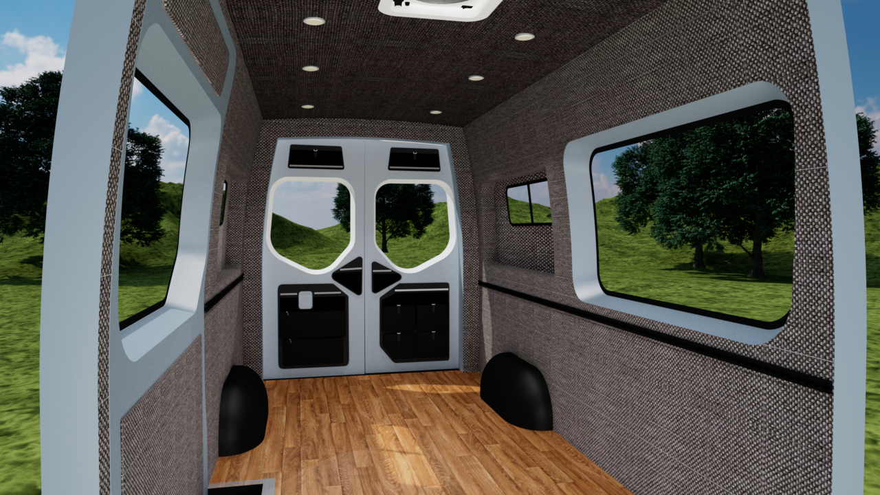 Mercedes Sprinter 144" Low Roof Interior Panel Kit