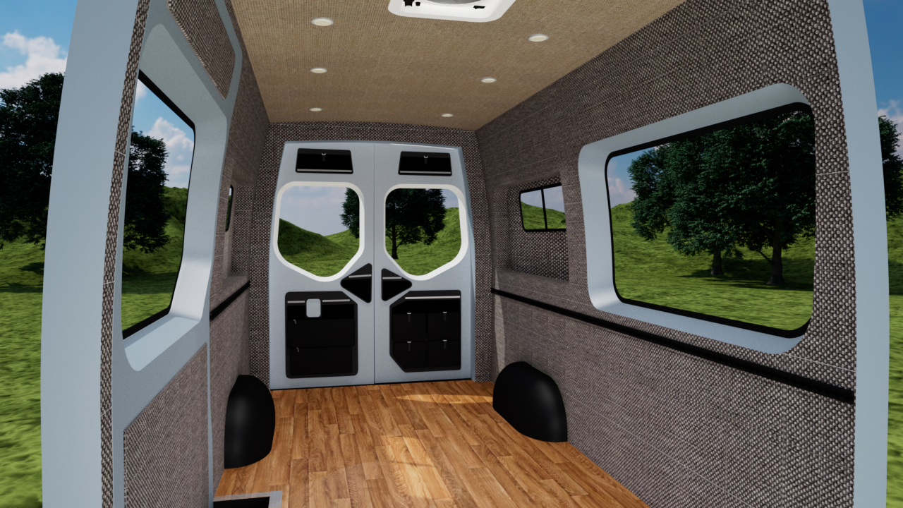 Mercedes Sprinter 144" Low Roof Interior Panel Kit