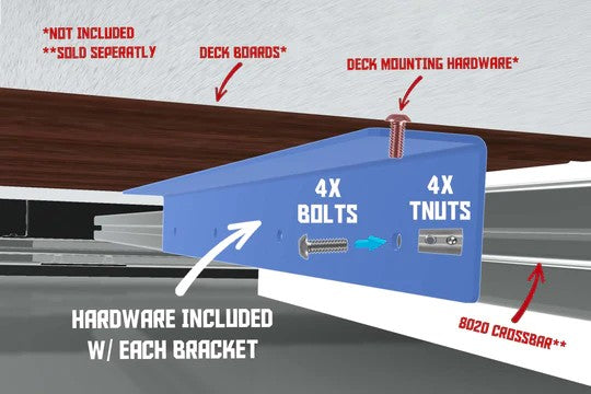Promaster Roof Deck Brackets