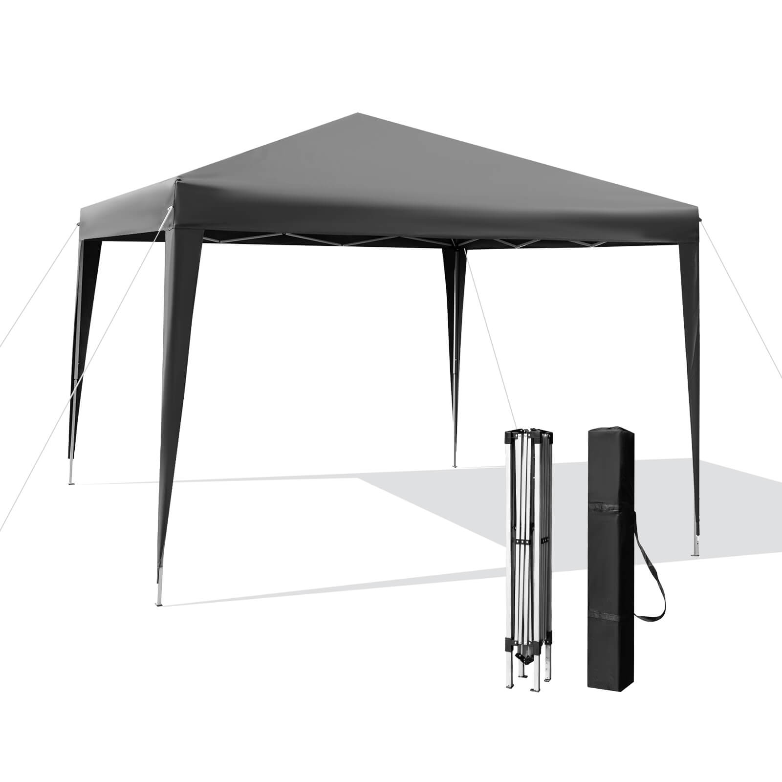 10 x 10 Feet Outdoor Pop-up Patio Canopy for Beach and Camp