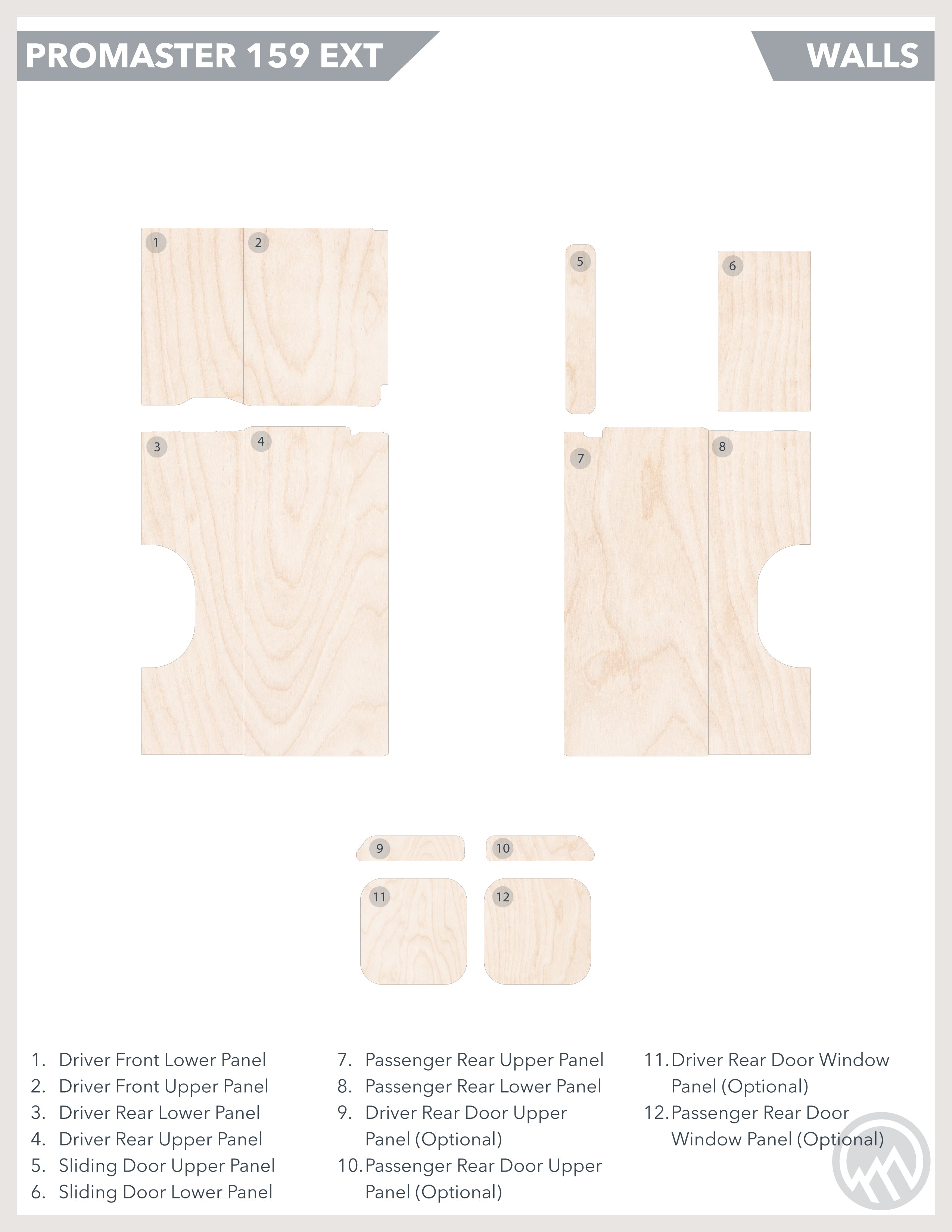 PROMASTER WALLS