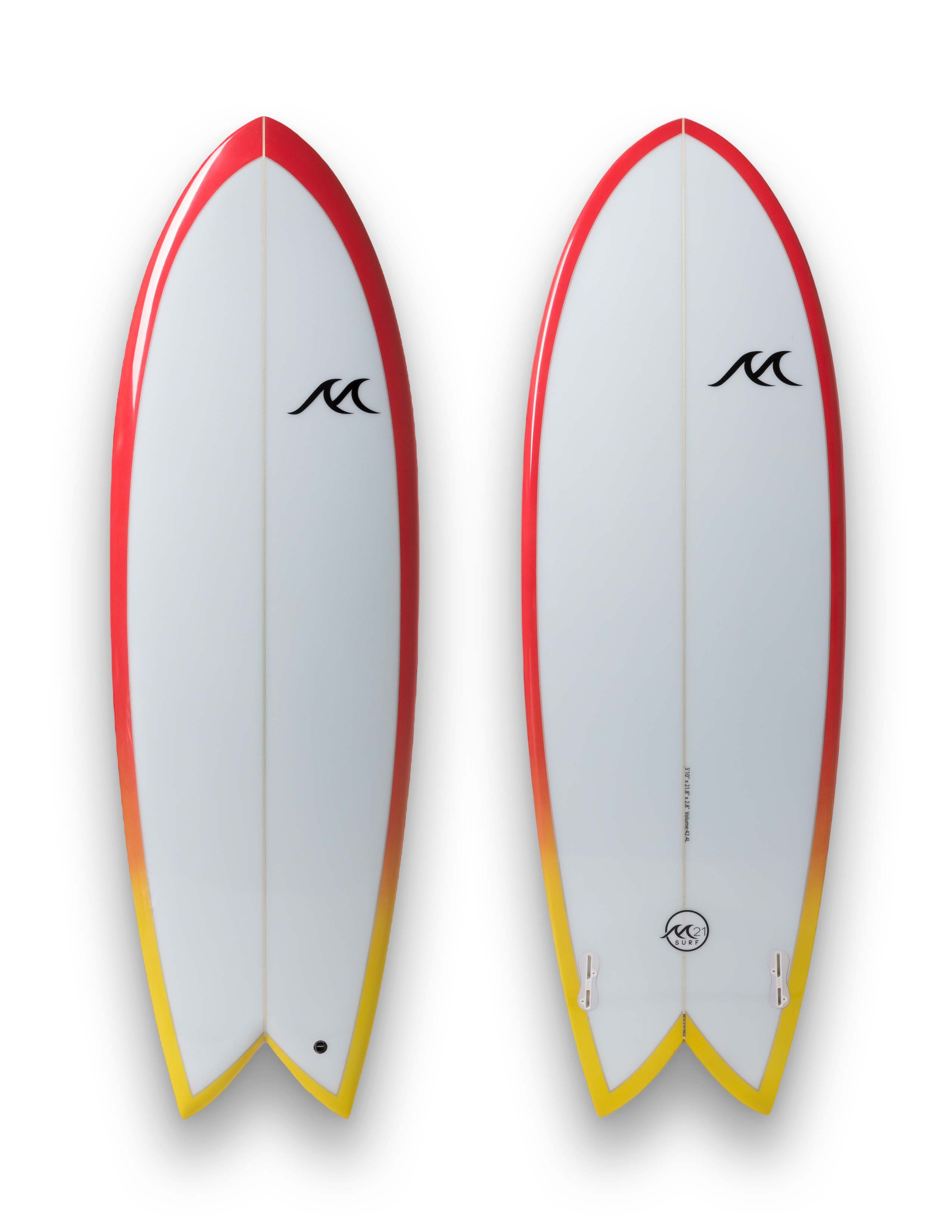 Retro Fish Twin -  Sunburst