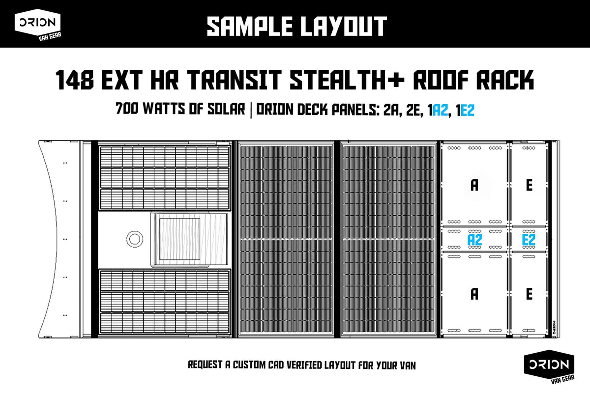 Ford Transit Stealth+ Roof Rack