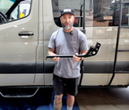 Sprinter Side Step Extra Curved Tube Support Part
