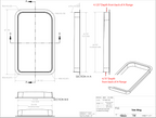 Ford Transit Window Driver Forward AMA Trim Ring