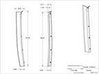 Mercedes Sprinter D-Pillar Trim Kit (Rear Door Threshold)