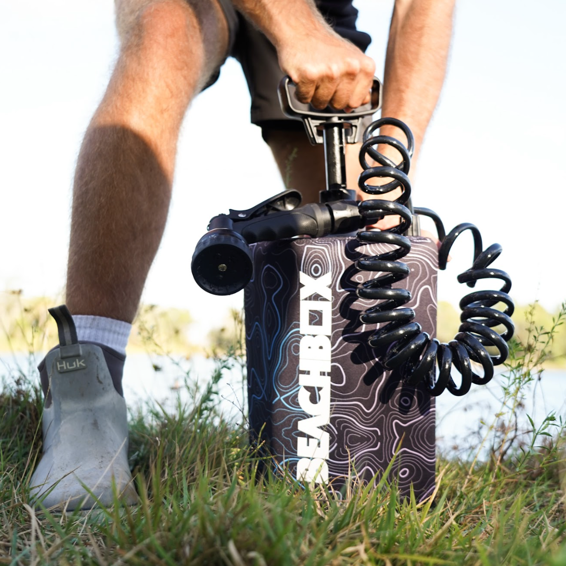 BeachBox Portable Camping Shower Tank - 'Elevation'