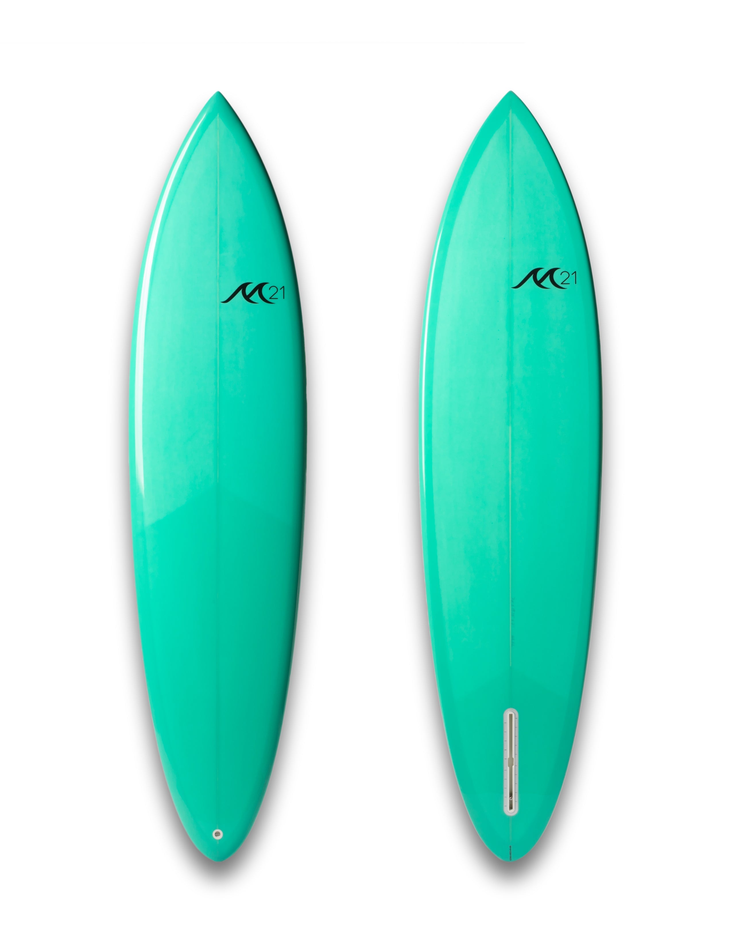 Modern Single Fin - Seafoam Green