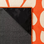 Blanket Towel: Big Flowers Expedition Orange