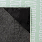 Blanket Towel: Switchback Seafoam Green