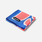Blanket Towel: Wild Flowers Stellar Blue Red