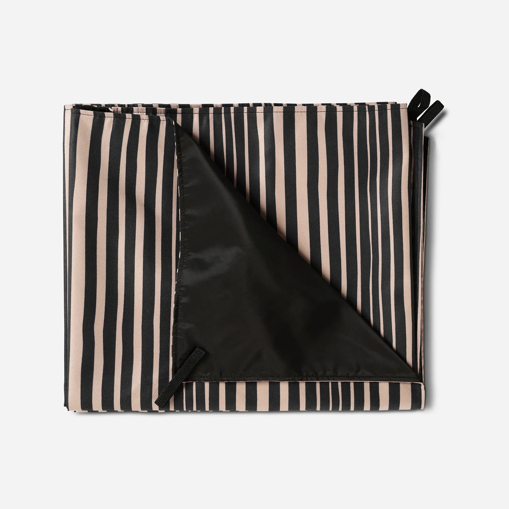 Festival Blanket: Heritage Stripe Black and Tan