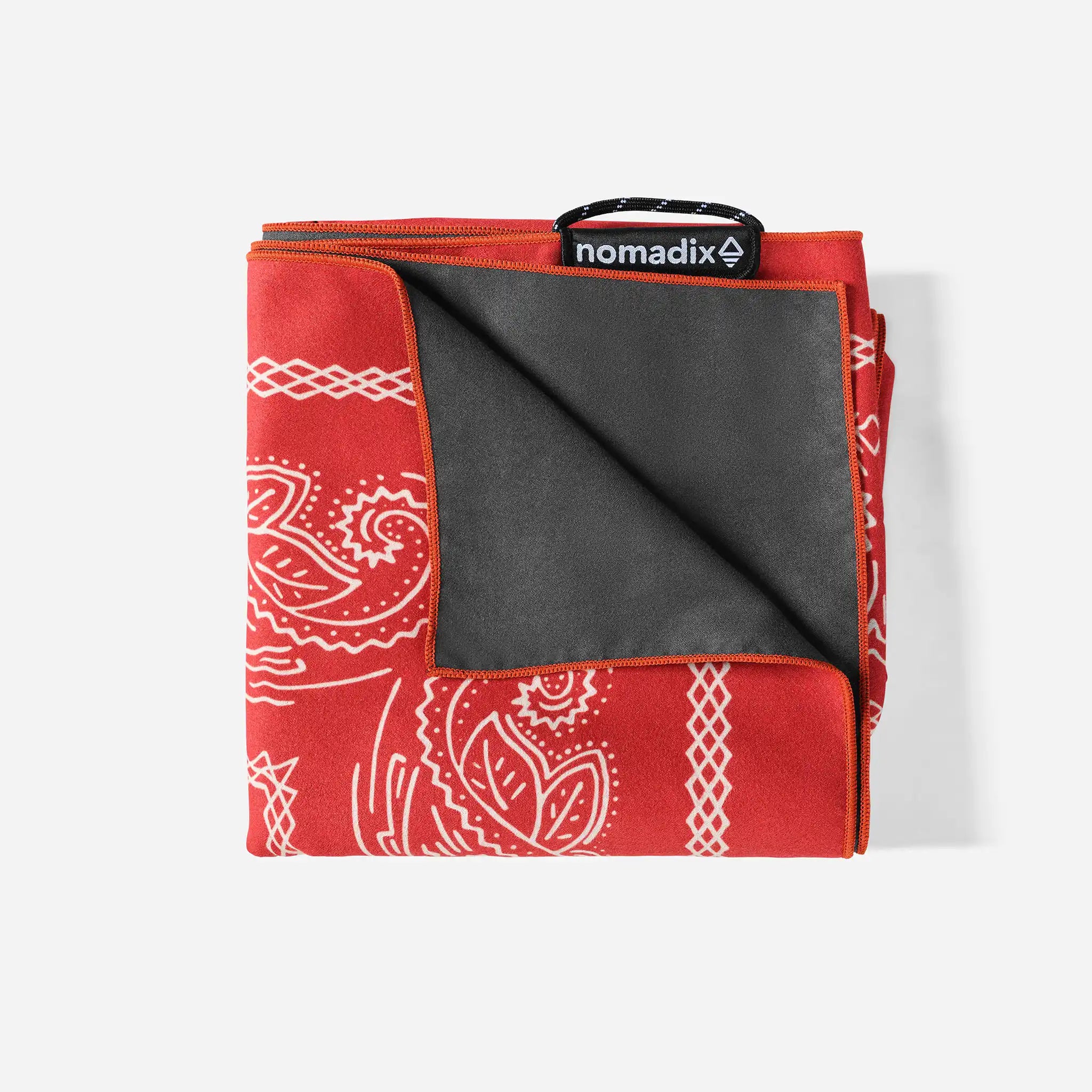 Ultralight Towel: Paisley Red