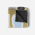 Ultralight Towel: Wild Flowers Meadow Green