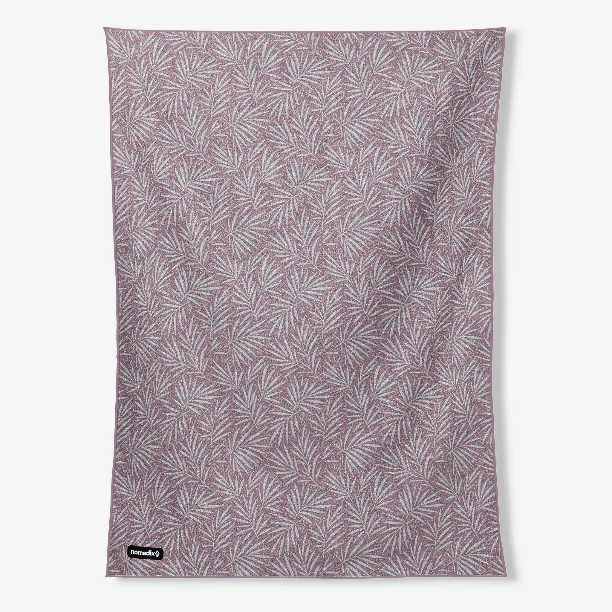 Blanket Towel: Heritage Palm Warm Blue Earth