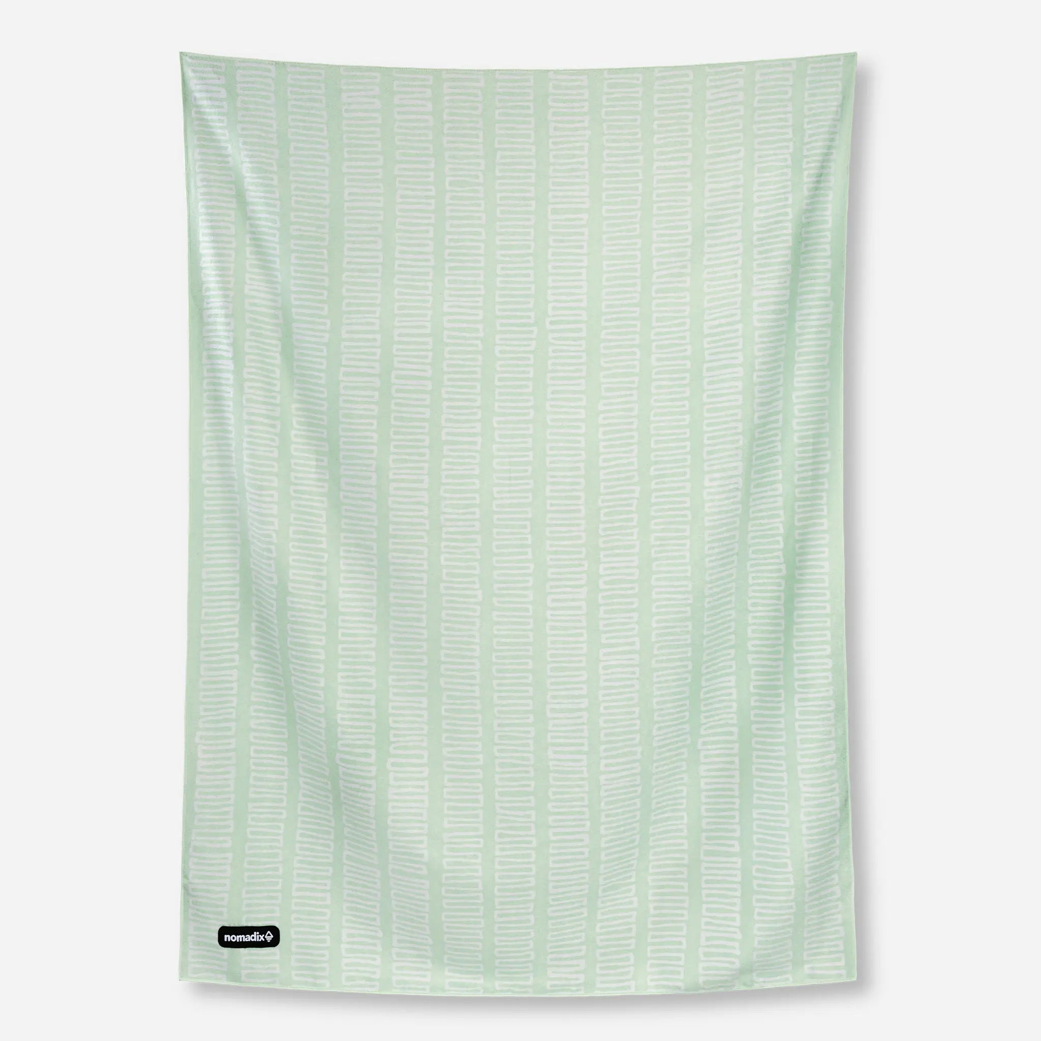 Blanket Towel: Switchback Seafoam Green