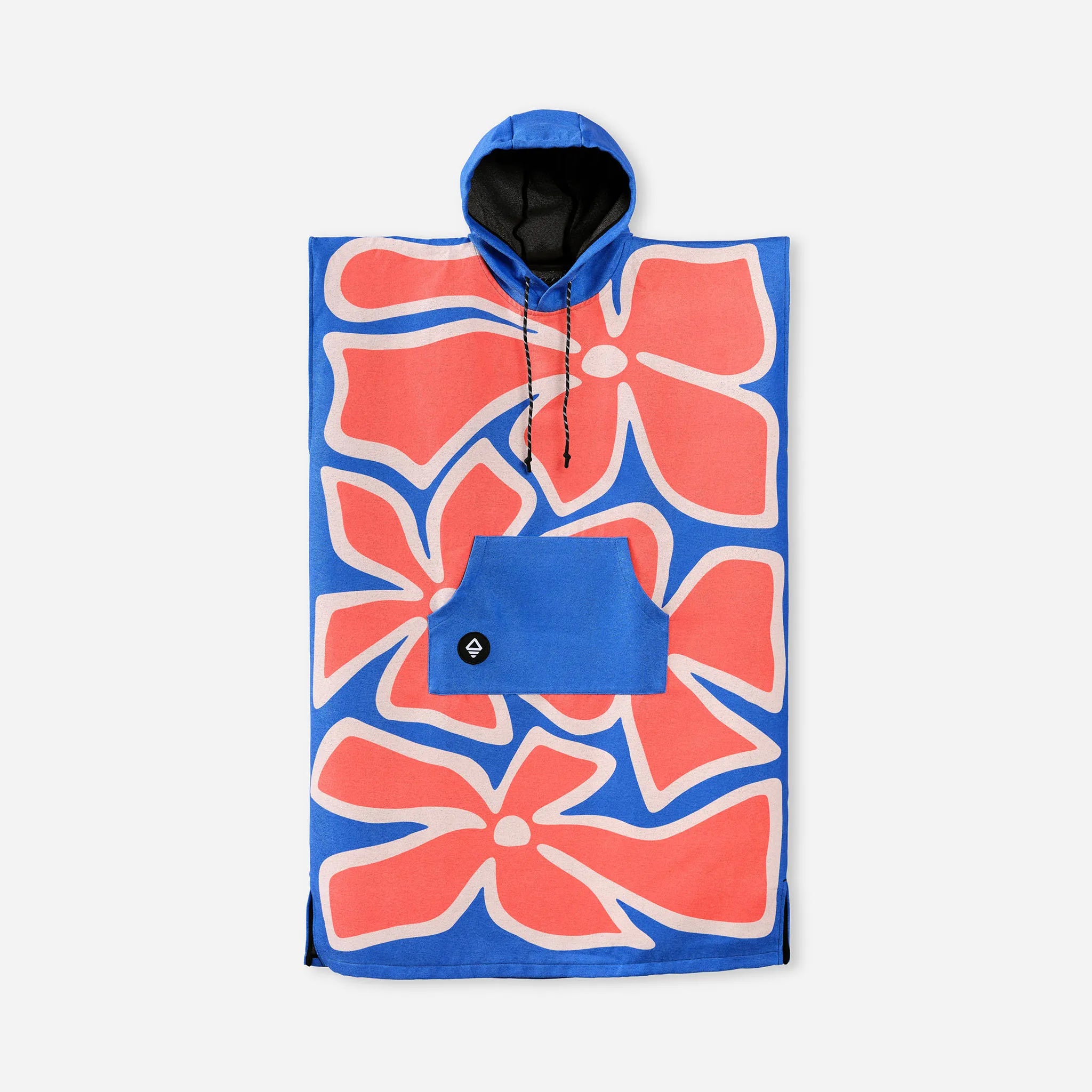 Changing Poncho: Wild Flowers Stellar Blue Red