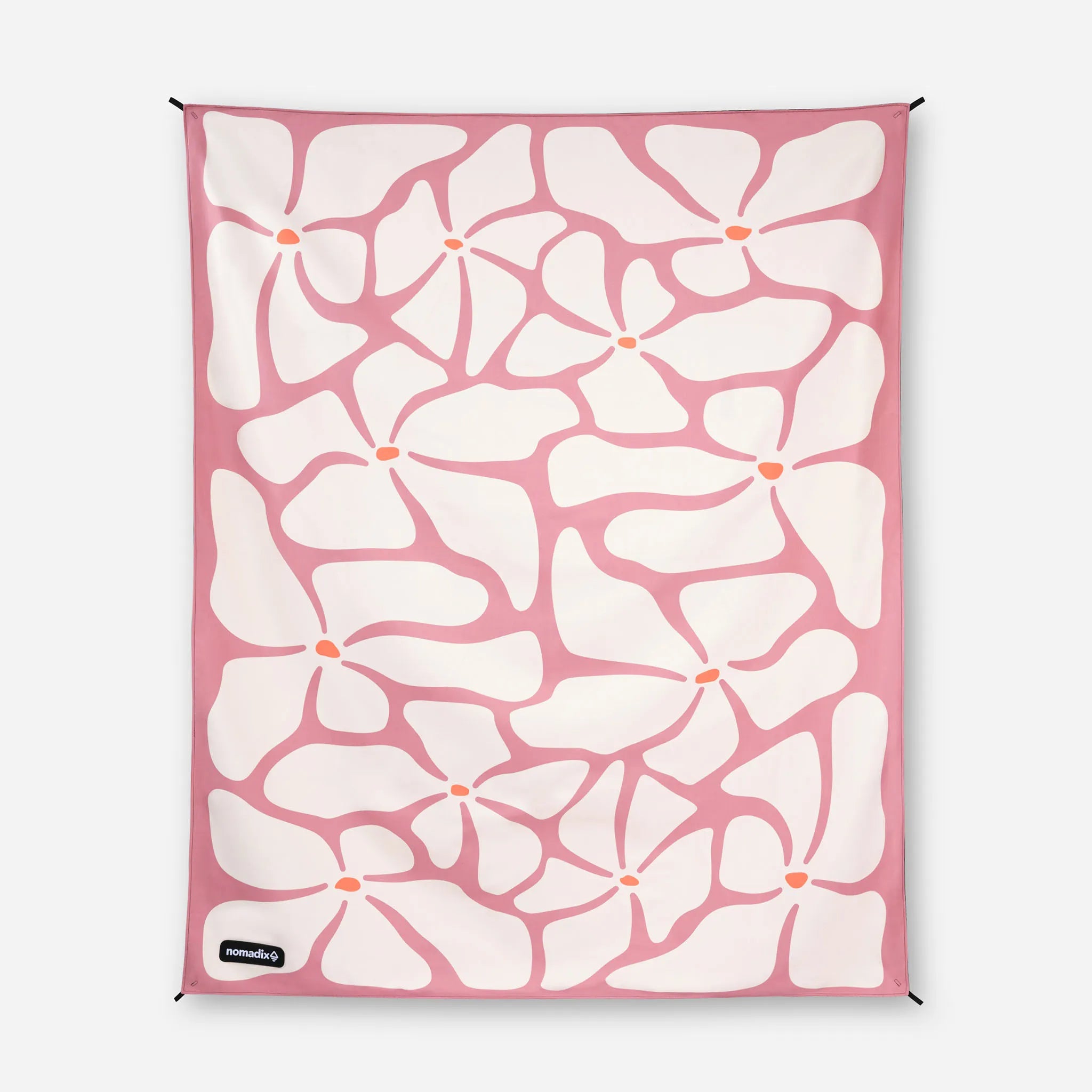 Festival Blanket: Happy Flowers Desert Clay