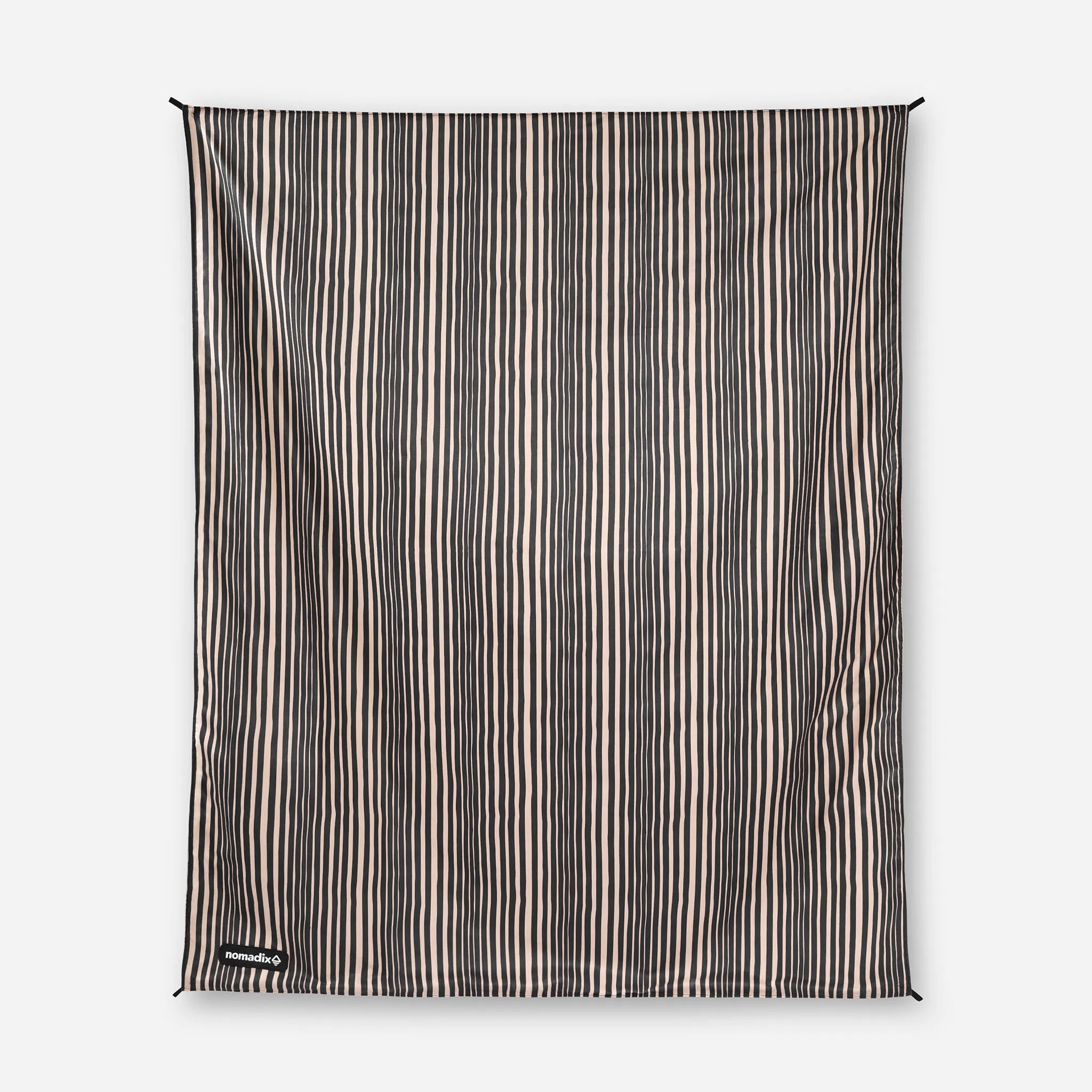 Festival Blanket: Heritage Stripe Black and Tan