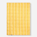 Graphene Puffer Blanket: Heritage Stripe Amber Sun
