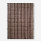 Graphene Puffer Blanket: Heritage Stripe Black and Tan