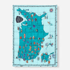 Graphene Puffer Blanket: National Parks and Monuments Map